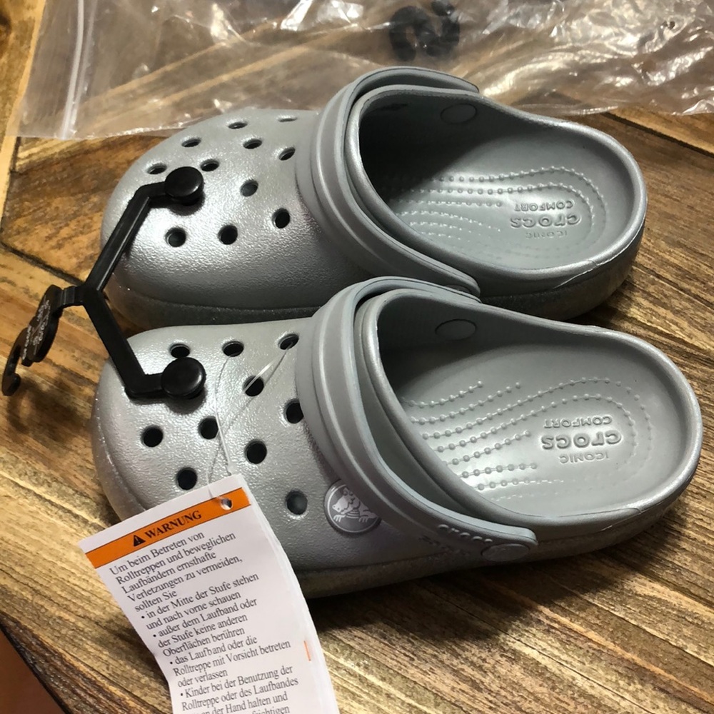 Toddler Crocband™ Glitter Clog